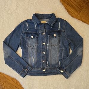 Judith March Denim Bride Jacket, Womens Large, Great Condition